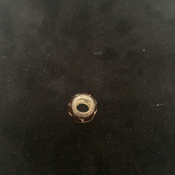 Bacio Italy 925 Sterling Silver Murano Glass Bead Charm. - Picture 3 of 4